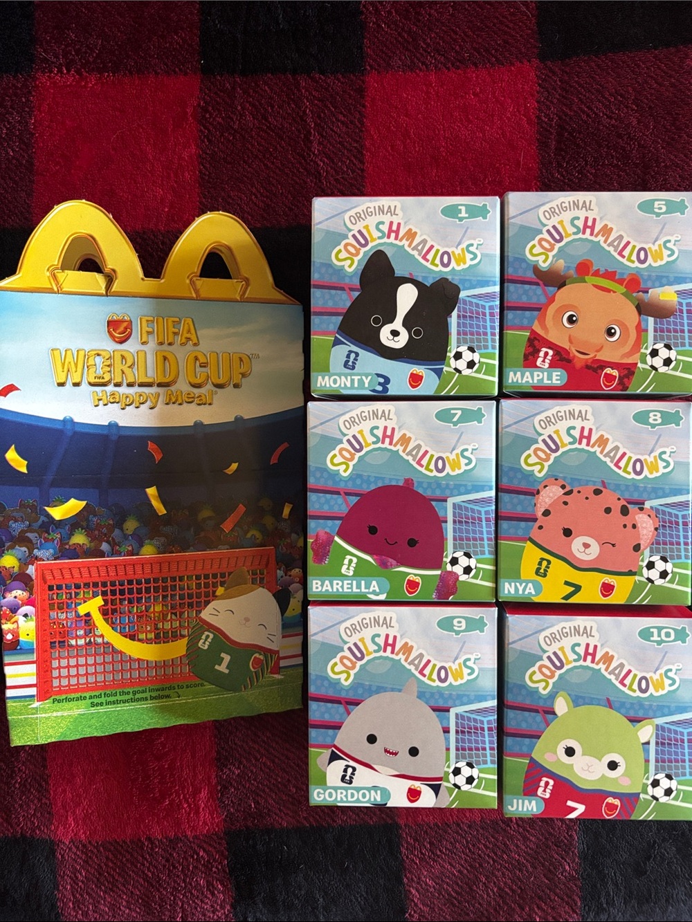 McDonald’s FIFA Squishmallow set